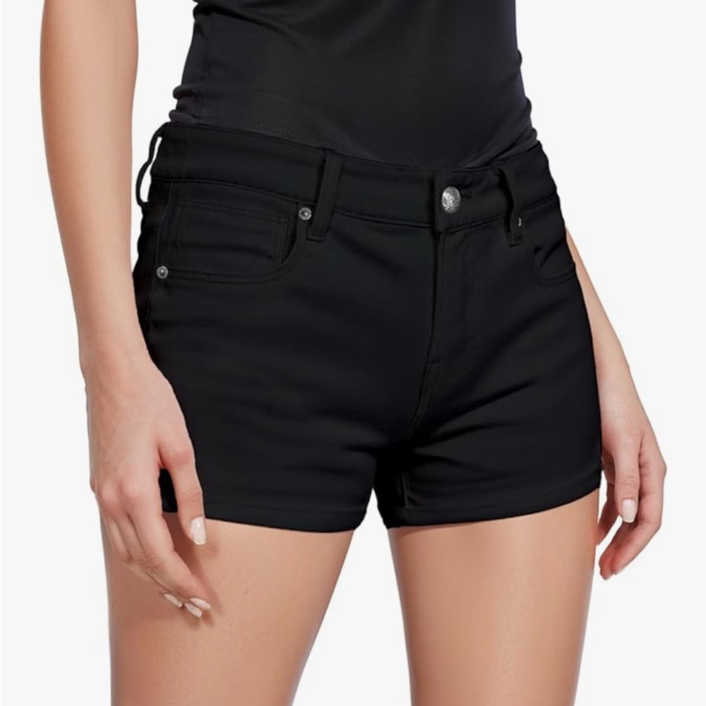 Hybrid & Company Womens Super Comfy Stretch Twill/Denim Shorts